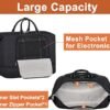 Travel Weekender Bag for Women, Overnight Bag with Shoe Compartment Oversized Travel Duffel Bag Carry On Tote 21" - Image 4