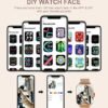 Iaret Smart Watch for Women(Call Receive/Dial), Fitness Tracker Waterproof Smartwatch for Android iOS Phones 1.7" HD Full Touch Screen Digital Watches with Heart Rate Sleep Monitor Pedometer, Gold - Image 5