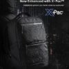 tomtoc Laptop Backpack X-Pac Techpack Designed for Business Professional Commuter, City Compact Backpack for 16-inch MacBook Pro, Black - Image 4