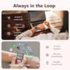 Smart Watches for Women [AMOLED 46mm], Bluetooth Call, 24/7 Heart Rate/SpO2/Sleep/Stress Monitor, GPS Fitness Tracker, 120+ Sports Modes, Water Resistant Fitness Smartwatch for iOS Android (GoldPink) - Image 2