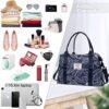 Weekender Bags for Women, AROME Large Travel Duffel Bag Waterproof Overnight Weekend Carry on Shoulder Bag Sports Gym Tote Bag with Wet Pocket Luggage Sleeve & Flight Approved - Image 2