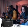 LEFOR·Z Carrying Case Compatible for PS5/PS4,17 Pockets Travel Storage Bag with Thick Padding Compatible for Playstation 5/PS5 Digital Edition,Controller,Game Discs,Charger & Accessories - Image 7