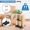 Mount-It! Folding Luggage Cart with Wheels | Strong, Compact, Holds 77 Pounds - Carry Boxes, Backpacks Smoothly - Image 6