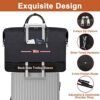 Travel Weekender Bag for Women, Overnight Bag with Shoe Compartment Oversized Travel Duffel Bag Carry On Tote 21" - Image 5