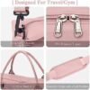 Travel Duffel Bag with Shoes Compartment, Shoulder Weekender Overnight Bag for Women,Travel Tote Bag Sports Gym Bag with Toiletry Bag - Image 7