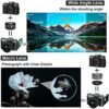 Digital Camera for Photography, 4K 48MP Vlogging Camera for YouTube with WiFi, 3-inch 180-degree Flip Screen, 16X Digital Zoom, 52mm Wide Angle & Macro Lens, 32GB TF Card and 2 Batteries(Purple) - Image 4