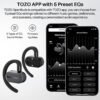 TOZO OpenBuds Lightweight True Open Ear Wireless Earbuds with Multi-Angle Adjustment, Bluetooth 5.3 Headphones with Dual-Axis Design for Long-Lasting Comfort, Crystal-Clear Calls for Driving, Black - Image 7