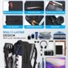 Fenree.geer Travel Backpack for Men, Flight Approved Carry On Luggage Backpack with USB Port, Water Resistant Expandable Computer Daypack, 17.3 Inch Black Business Laptop Backpack for College/Work - Image 6
