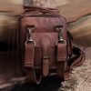 Handmade Vintage Travel Luggage 30 Inch Duffel Gym Sports Bag Weekender Travel Overnight Carry One Duffel Bag For Men (30 inch large) - Image 6