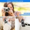 5K Digital Camera for Photography Autofocus 48MP Vlogging Camera for YouTube 16X Digital Zoom Point and Shoot Cameras with SD Card, 2 Batteries, Viewfinder & Mode Dial - Image 8