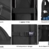 Travel Backpack for Women Men, Airline Approved Carry On Luggage Backpacks for Travel, Waterproof Laptop Backpack Casual Daypack Hiking Backpack with USB Charging Port Shoe Compartment - Image 9