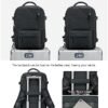 VGCUB Large Travel Backpack for Women Men, Carry on Backpack Airline Approved Gym Backpack Waterproof Business Laptop Daypack, Black Grey - Image 2