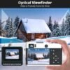 5K Digital Camera for Photography with Front and Rear Lens, Autofocus Vlogging Camera for YouTube with Viewfinder, 16X Digital Zoom, Anti-Shake Point Shoot Compact Camera with 32GB Card - Image 4