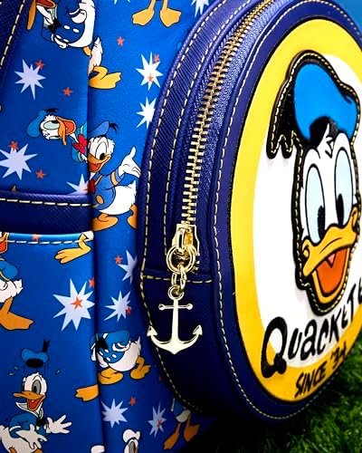 Loungefly Disney Donald Duck 90th Anniversary Mini-Backpack, Amazon Exclusive - Image 9