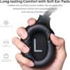 TOZO HT2 Hybrid Active Noise Cancelling Headphones, Wireless Over Ear Bluetooth Headphones, 60H Playtime, Hi-Res Audio Custom EQ via App Deep Bass Comfort Fit Ear Cups, for Home Office Travel - Image 7