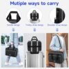LEFOR·Z Carrying Case Compatible for PS5/PS4,17 Pockets Travel Storage Bag with Thick Padding Compatible for Playstation 5/PS5 Digital Edition,Controller,Game Discs,Charger & Accessories - Image 6
