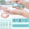 AREMOD 4Pcs 2 oz Lash Shampoo Foaming Bottle Empty Foaming Soap Dispenser Plastic Refillable Travel Pump Bottle for Hand Soap, Shampoo for Toiletries(Green) - Image 4