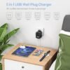 Universal Travel Adapter, SCOOFEX International Plug Adapter with 4 USB Ports（2.4A）, AC Outlet Worldwide Wall Power Charger Converters for USA EU Europe UK AUS (Type C/G/A/I) - Image 6