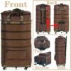 ELDA Expandable Foldable Suitcase Heavy Duty Luggage Bag with Trolley, Extra Large Suitcases, Duffel Bags for Men Women Travel - Image 6