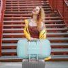 28 inch Extra Large Travel Duffel Bag Foldable Weekender Packable Lightweight Luggage Bag Overnight for Women and Men 85L (Mint Green) - Image 7