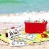 Chunful 12 Pcs Beach Makeup Bag Summer Beach Themes Cosmetic Bag Bulk Portable Essentials Kit Survival Kit Bag Flamingo Palm Leaves Cosmetic Pouch with Zipper for Women Travel Accessories (Beach) - Image 5