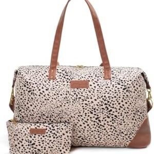 Jadyn Women's Softside Duffle Bag with Vegan Leather Accents