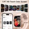 Smart Watches for Women/Men,Alexa Built-in Smartwatch(Answer/Make Calls),1.91'' HD iOS/Andorid Compatible 100+DIY Dails Activity Tracker,IP68 Waterproof 100+ Sports Fitness Tracker,SpO2/Sleep Monitor - Image 5