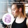 Wireless Earbuds Bluetooth Headphones with Wireless Charging Case 32H Playback LED Display in Ear Earphones Waterproof Ear buds Built in Mic Stereo Bass for iPhone Samsung Android Sport Workout Gym TV - Image 4