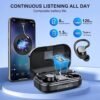 Wireless Earbuds Bluetooth Headphones 120hrs Playtime HiFi Stereo Wireless Headphones with HD Mic Deep Bass Wireless Earphones with Dual LED Display USB-C IP7 Waterproof Earbuds for Running Sports - Image 2