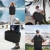 Vancropak Travel Bag, Extra Large 45L Carry on Backpack with 3 Packing Cubes Airline Approved for Men Women, Expandable Underseat Weekender Overnight Business Backpack, Gift for Travelers, Black - Image 7