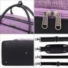 Weekender Bags for Women Overnight Bag Large Canvas Travel Duffel Bag with Shoe Compartment Carry On Tote Bag 3Pcs Set - Image 7
