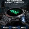 2024 Military Smart Watch for Men,50 Day Battery,IP68 Waterproof,1.43’’ AMOLED Display,123 Sport Modes,Health &Fitness Smartwatch with Heart Rate/SpO2/Sleep Monitor for Android iOS - Image 3