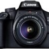 Canon EOS 4000D / Rebel T100 DSLR Camera w/EF-S 18-55mm F/3.5-5.6 Zoom Lens + 64GB Memory, Filters,Case, Tripod, Flash, and More (34pc Bundle) (Renewed) - Image 2