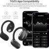 TOZO OpenEgo True Wireless Open Ear Headphone,5.3 Bluetooth Sport Earbuds with Earhooks for Long Time Playback with Digital Display, Dual Mic Clear Call Sweat-Proof for Running Workout - Image 7