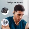 Wireless Earbuds Bluetooth Headphones 70hrs Playback Ear Buds IPX7 Waterproof Wireless Charging Case & Dual Power Display Over-Ear Stereo Bass Earphones with Earhooks for Sports/Workout/Running - Image 3