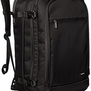 Amazon Basics Carry-On Travel Backpack - Black