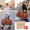 Garment Bag for Travel, Convertible Carry on Garment Duffel Bag for Men 3Pcs Weekender Bag 2 in 1 Hanging Suitcase Suit Bag - Image 2
