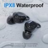 CALCINI Wireless Earbuds Bluetooth 5.3 IPX8 Waterproof Touch Control, in Ear Headphones with Charging Case, TWS Ear Buds for Phone, Android, Sport and Workout Deep Bass Microphone Earphones - Image 4