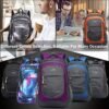 ProEtrade Backpack Bookbag for College Sturdy Travel Business Hiking Fit Laptop Up to 15.6 Inch Multi Compartment Gifts for Men Women Night Light Reflective (Purple A) - Image 7