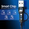 6 in 1 Multi Charging Cable [3Pack 4FT] Multi Charger Cable Nylon Braided Multi Fast Charging Cord USB A/C to Phone USB C/Micro USB/i-P Connector Universal Multiple Phone Charger Cable for Cell Phones - Image 4