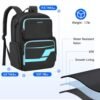 Deegotech Gaming Backpack for PS5, Protective Travel Carrying Case Bag Compatible with Playstation 5 Console Game Storage Bag with Multiple Pockets for PS5 Disc/Game Cards/Laptop Tech Gifts for Men - Image 6