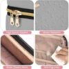 Toiletry Bag with Hanging Hook, Portable Makeup Cosmetic Bags, Space-efficient, Collapsible Moving, making it more suitable for Travel - Image 5