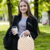 Bluboon Lunch Bag for Women Men Cute Corduroy Lunch Tote Bags Reusable Insulated Lunch Box Large Capacity Reusable Insulated Cooler for Work Picnic or Travel (Corduroy checkered brown) - Image 9