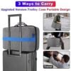 Hard Shell Carrying Case for PS5, Travel Case Compatible with PS5 Console Controller, Protective Storage Bag for Playstation 5 Disk Digital Edition, Headset, Base and Game Accessories, Shockproof - Image 3