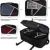 Asenlin 40L Travel Backpack for Women Men，17 Inch Laptop Backpack Flight Approved Luggage Carry On Water Resistant Computer Backpack for Weekender Overnight Large Daypack Black - Image 2