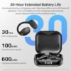 TOZO OpenEgo True Wireless Open Ear Headphone,5.3 Bluetooth Sport Earbuds with Earhooks for Long Time Playback with Digital Display, Dual Mic Clear Call Sweat-Proof for Running Workout - Image 4