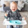 Bumkins Sleeved Bib Baby Bib, Toddler Bib, Smock, Waterproof Fabric, Fits Ages 6-24 Months - Image 2