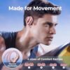 Wireless Earbuds Bluetooth 5.3 Headphones 90 Hrs Playtime Ear buds with Wireless Charging Case Power Display Over-ear Earphones with Earhooks Waterproof Stereo Headset for Android phone Workout Pink - Image 6