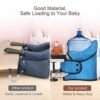 Hook On Chair,Clip on High Chair, Fold-Flat Storage Portable Baby Feeding Seat, High Load Design, Attach to Fast Table Chair Removable Seat for Home and Travel(Bright Blue) - Image 4