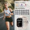 Smart Watch (Answer/Make Calls), 1.85" Smart Watches for Men Women 110+ Sport Modes Fitness Tracker with Sleep Heart Rate Monitor, Pedometer, IP68 Waterproof Fitness Watch for iOS Android Smart Watch - Image 4
